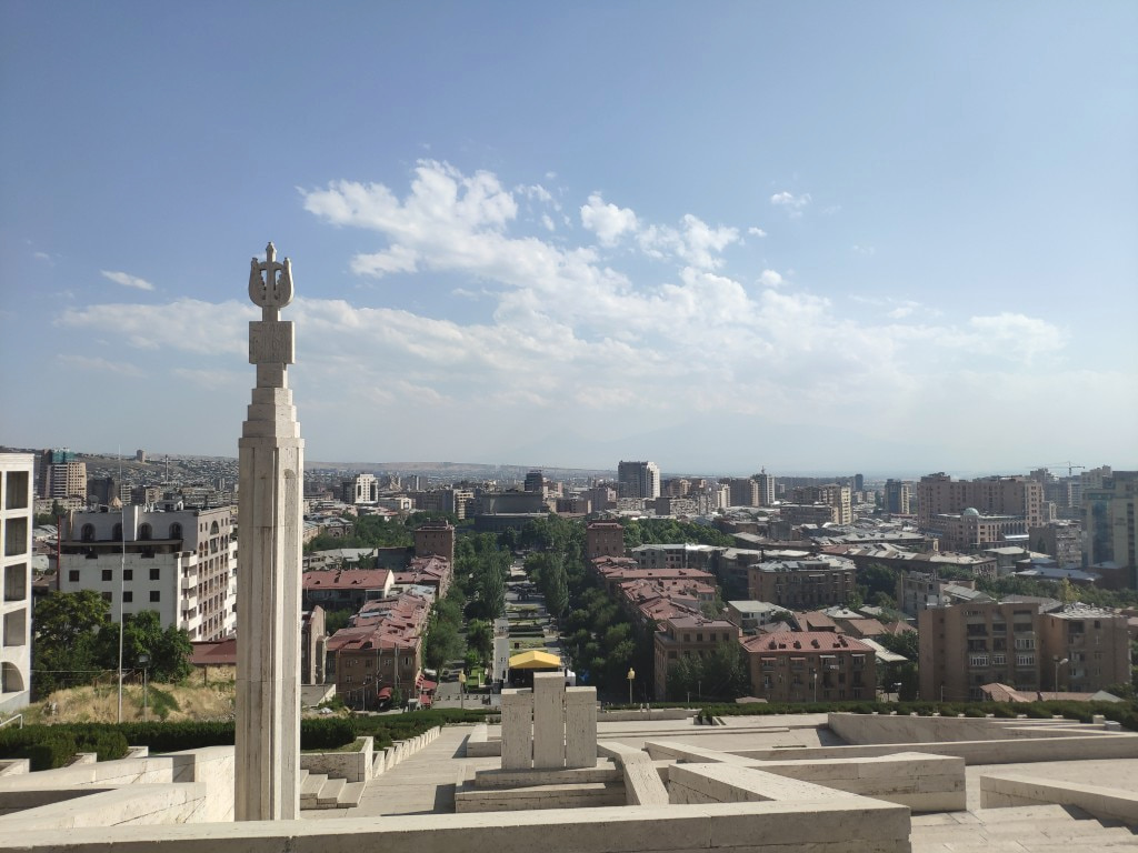 Yerevan from the Cascade