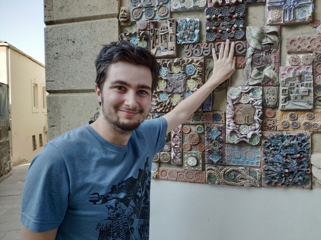 Ceramics in Baku old city